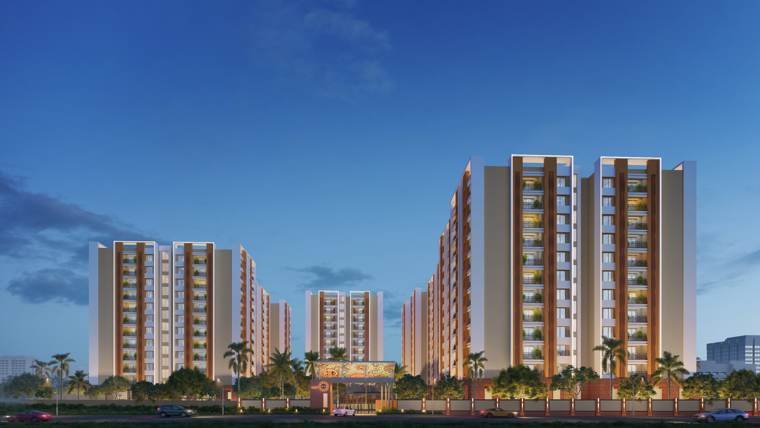 ELEVATION NIGHT VIEW.